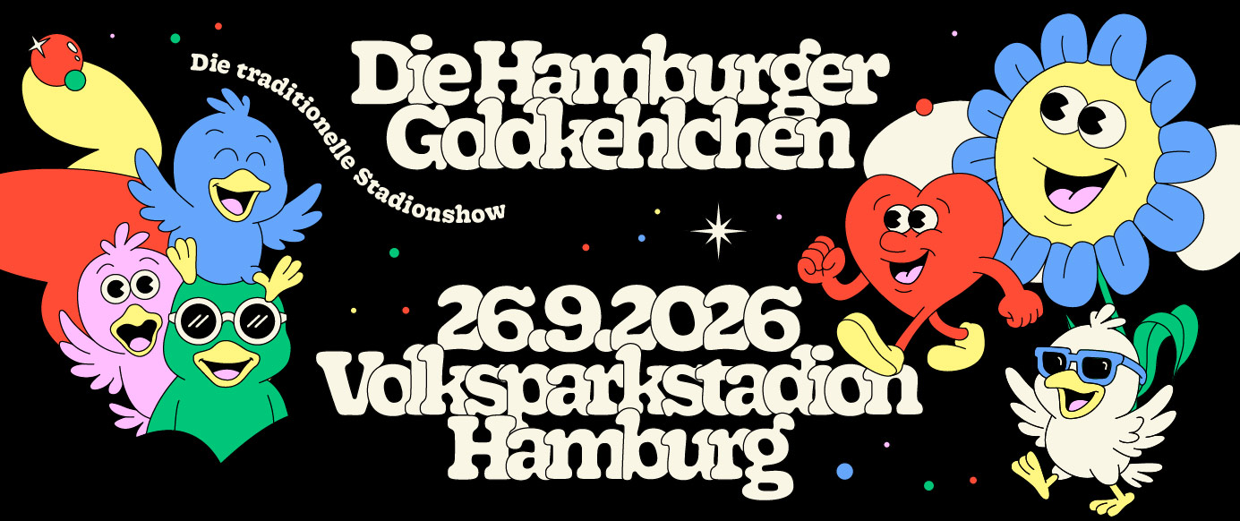 Johannes Oerding mit schwarzem Hut und dunklem Mantel vor grauer Wand. Headerbild für das Konzert Heimspiel Hamburg 2026 im Volksparkstadion.