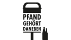 Pfand gehört daneben